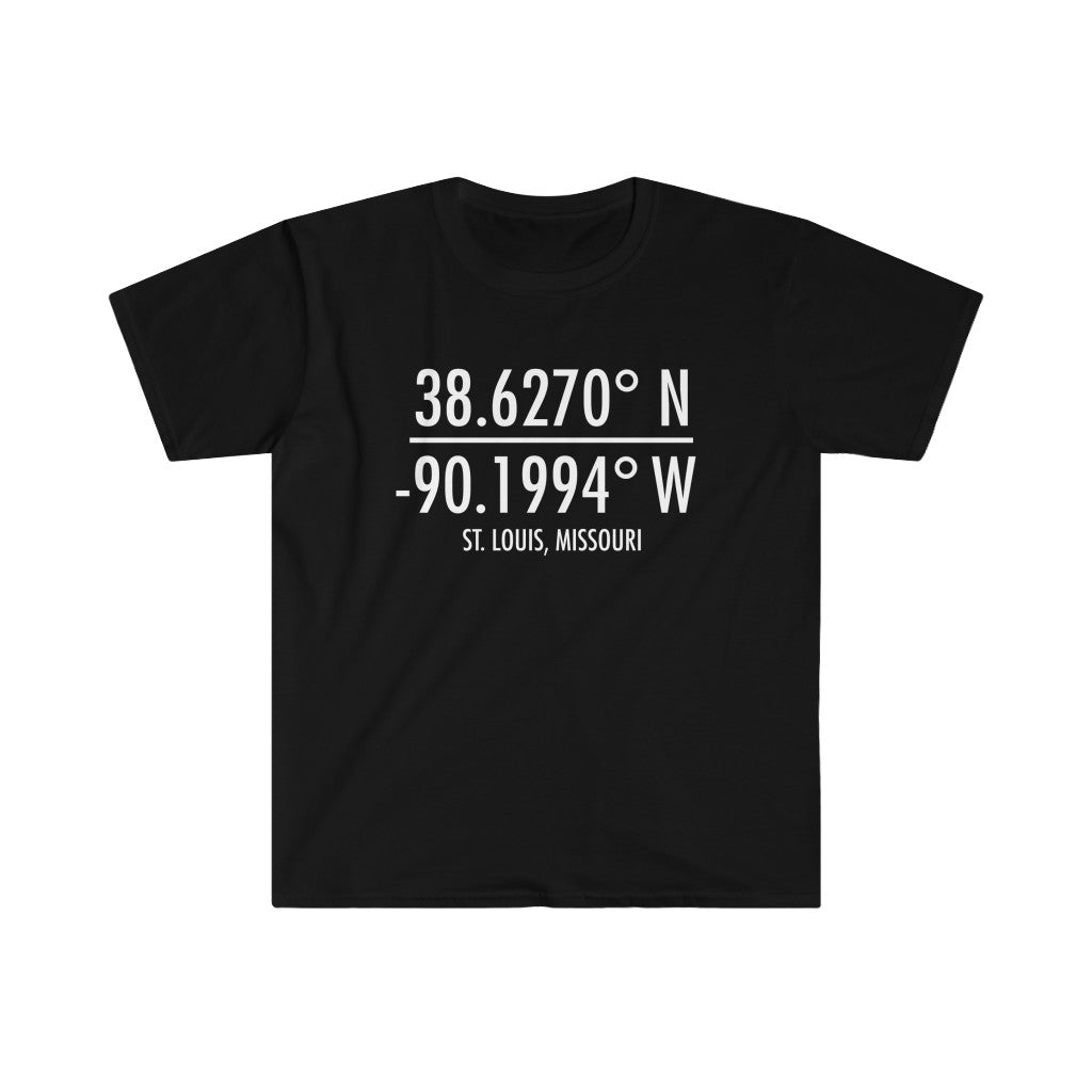 Printify St. Louis, MO-Unisex Softstyle T-Shirt Black / 3XL