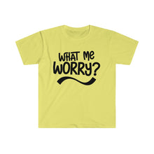 Load image into Gallery viewer, What Me Worry - Unisex Softstyle T-Shirt
