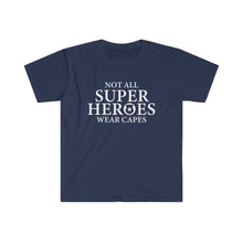 Load image into Gallery viewer, Not All Super Heros - Police - Unisex Softstyle T-Shirt
