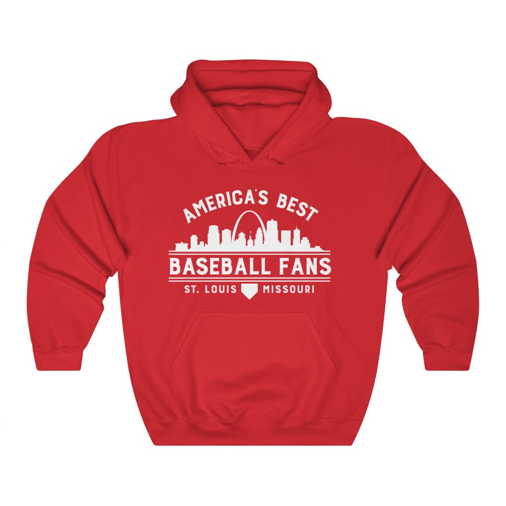 Americas Best Baseball Fans - Unisex Heavy Blend™ Hooded Sweatshirt